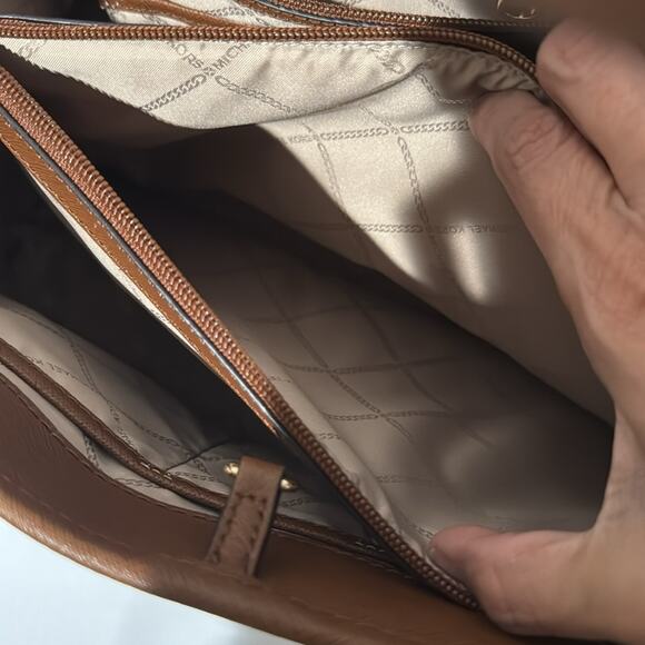 Michael Kors Jet Set Saffiano Tote Leather Bag Travell Work Classic Lux - Picture 6 of 9